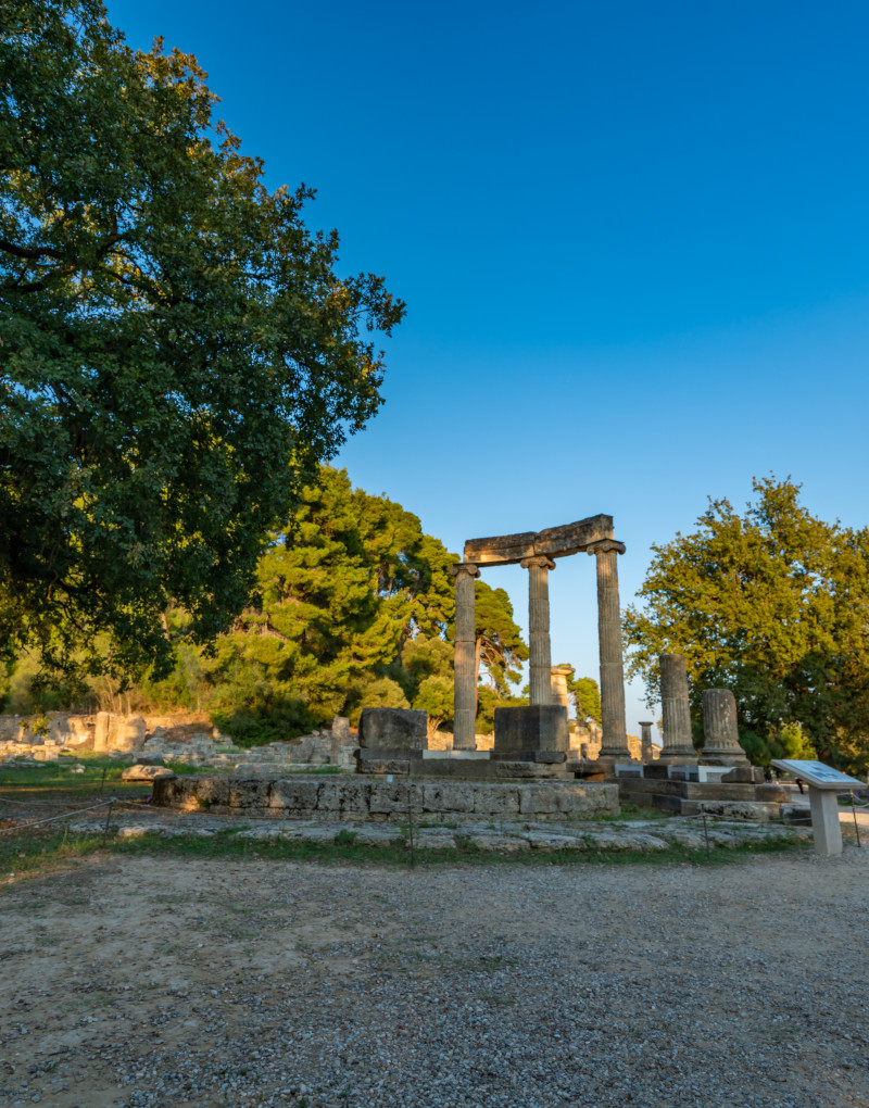 The temple of Apollo in Delfi